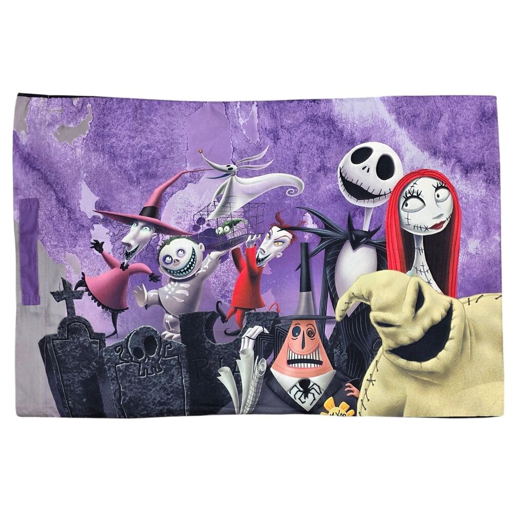 DISNEY NBX JACK SKELLINGTON PILLOWCASE WITH HANDLE FOR TRICK OR TREAT BAG